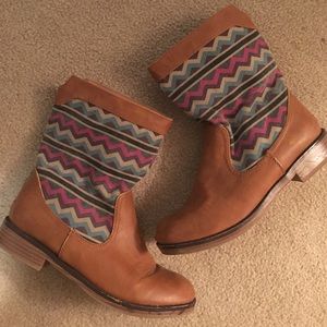 O’Neill Patterned Chunky Boots